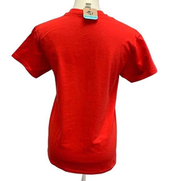 New Hand Printed Small Swift Karma is the 87 Guy on the Chiefs Superbowl Tee - Picture 4 of 5